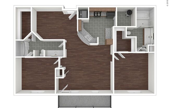 2 beds, 2 baths, 1,337 sqft, $3,205