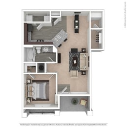 1 bed, 1 bath, 952 sqft, $1,349