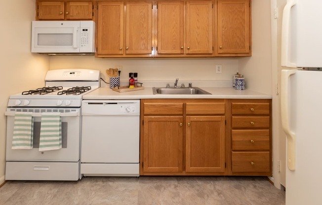 Kitchen at McDonogh Village Apartments & Townhomes, Randallstown, MD, 21133