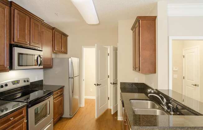 kitchen with stainless steel appliances
