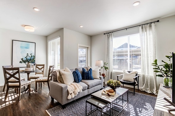 Living Room Interior at Connect at First Creek, Denver, 80249