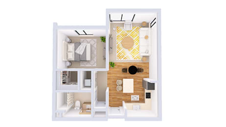 1 bed, 1 bath, 811 sqft, $2,274