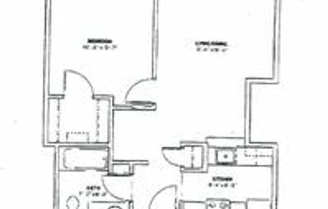 1 bed, 1 bath, 665 sqft, $1,465, Unit 105