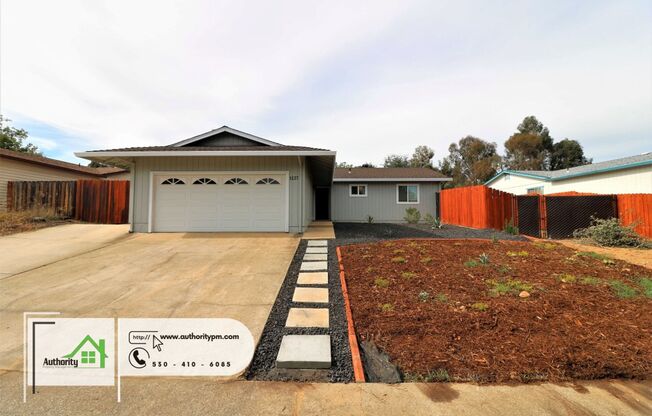 1127 Jaxon Way - North Redding, We Welcome Pets with Additional $50.00 added to the rent.