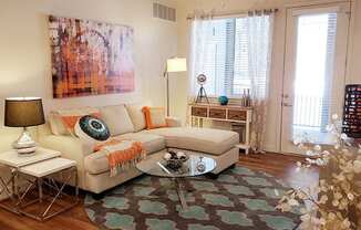 Spacious Living Room at Four Seasons Apartments & Townhomes, Utah, 84341