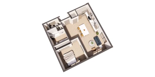 1 bed, 1 bath, 725 sqft, $1,820