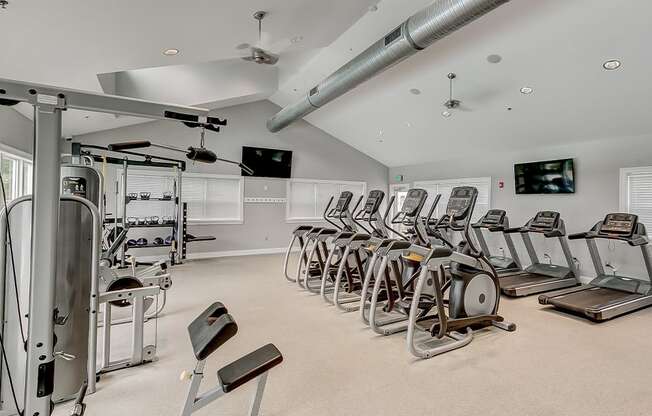 Two Level Fitness Center at Kenilworth at Perring Park Apartments, Maryland, 21234