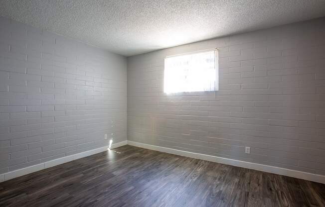Bedroom in One Bedroom Unit at Radius Apartments