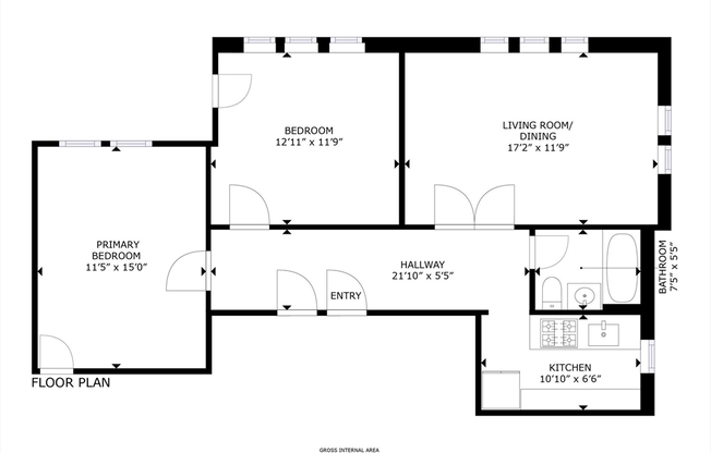 2 beds, 1 bath, 800 sqft, $3,295, Unit 5