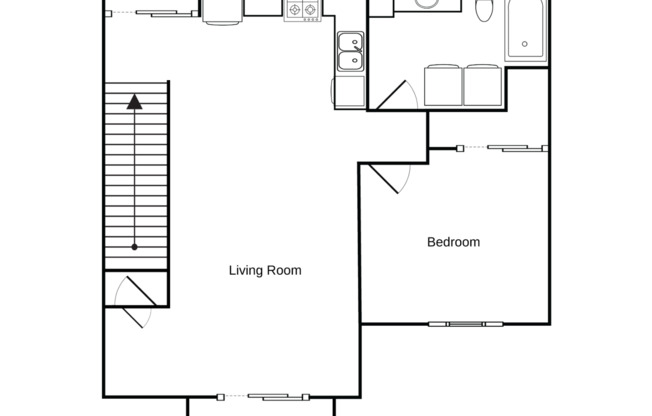 1 bed, 1 bath, 782 sqft, $1,265