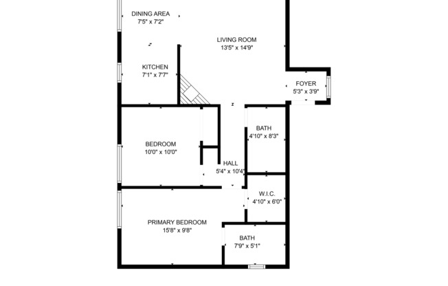 2 beds, 2 baths, $2,195, Unit # 1