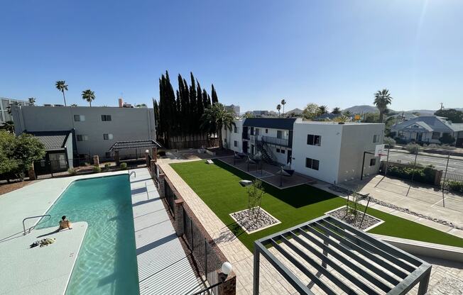 Pool and Courtyard Area