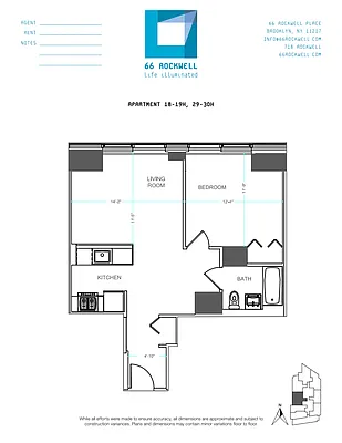 Studio, 1 bath, $4,595, Unit 30H