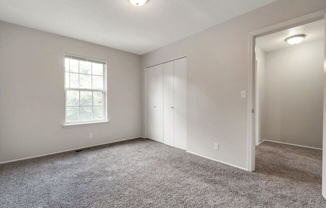 Two bedroom Townhome bath and half.  Washer and Dryer Connections