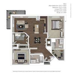 2 beds, 2 baths, 1,517 sqft, $2,970