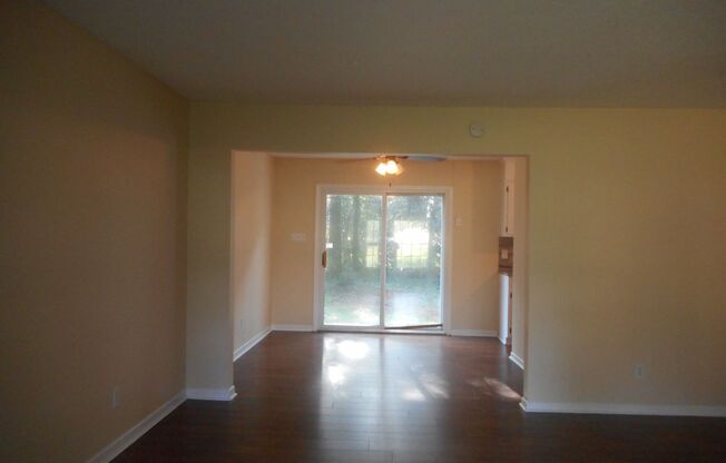 3 bedroom 2 bath home Recently Renovated at the end of the road with no drive by traffic