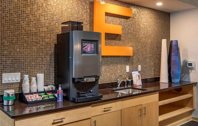 Coffee Bar at The Enclave Luxury Apartments