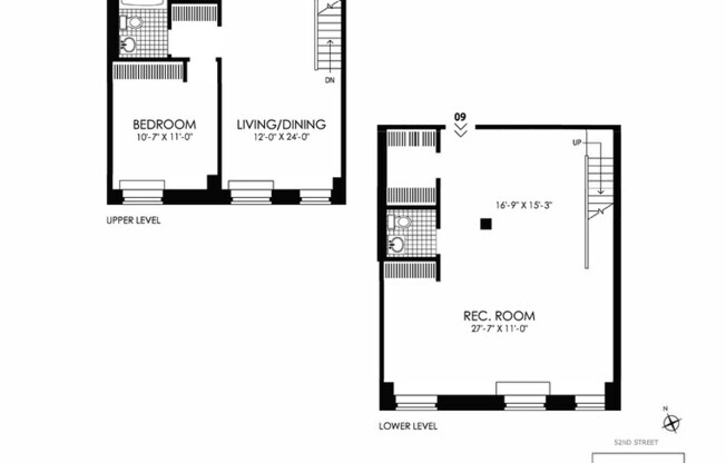 1 bed, 2 baths, $6,575, Unit 109