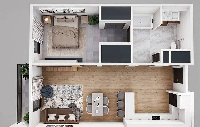 1 bed, 1 bath, 680 sqft, $2,550