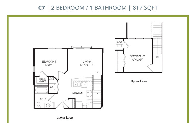 2 beds, 1 bath, 817 sqft, $1,495, Unit 602-301