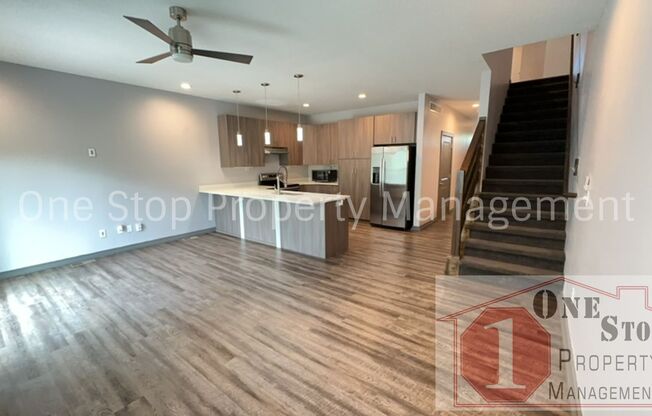 3 Bedroom, 2.5 Bath Modern Townhome in North Kansas City, MO