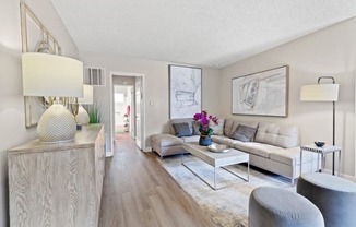 Atrium at West Covina Apartments Model Living Room