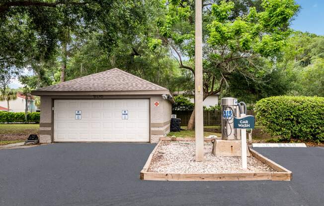 Car Wash Station at Reflections Apartment Homes in Gainesville, Florida, FL