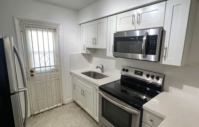 SPACIOUS UPGRADED TWO-BED ONE-BATH UNIT LOCATED IN THE HEART OF LITTLE HAVANA. THE BUILDING HAS A WASHER AND DRYER ON SITE