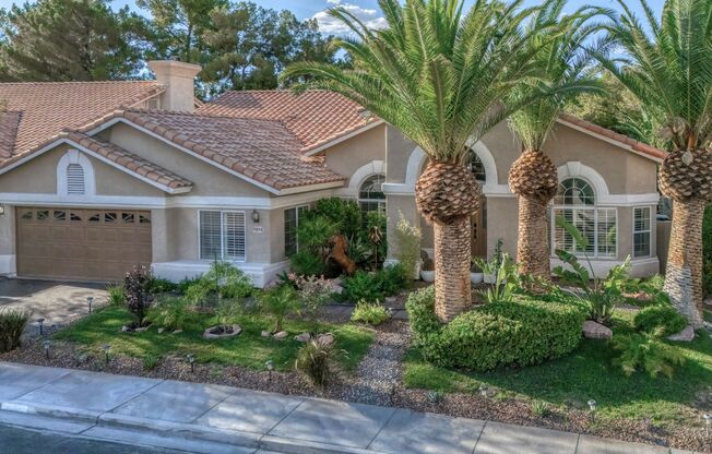 **FURNISHED** POOL! SPECTACULAR SINGLE-STORY 4-BEDROOM HOME IN PECCOLE RANCH!