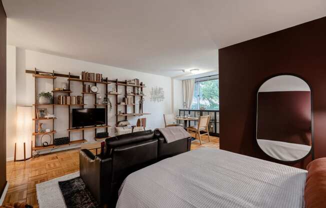 Beautifully renovated studio model at Quebec House