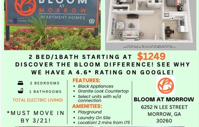 2 beds, 1 bath, 900 sqft, $1,249, Unit 06