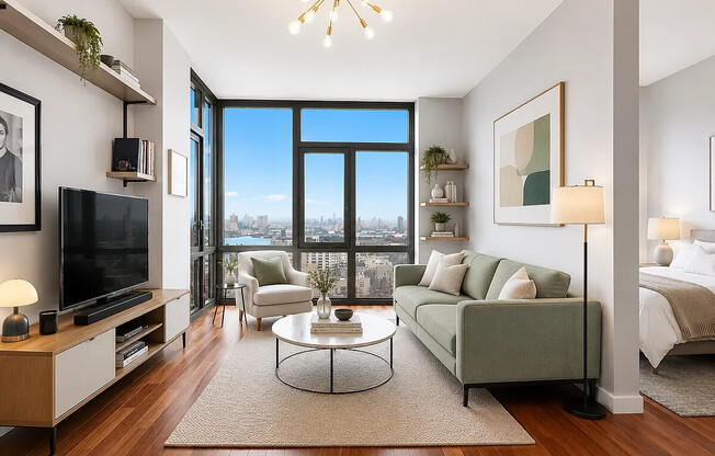 1 bed, 1 bath, 557 sqft, $5,500, Unit 25D
