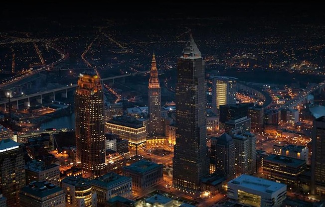 Night  Surrounding View at Residences At 1717, Cleveland, OH, 44114