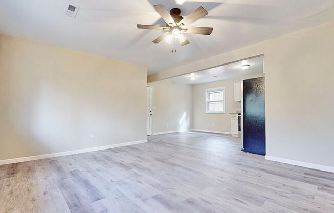 Newly renovated 3 bedroom and 2 bath home