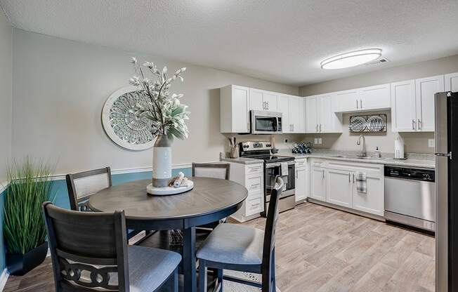 Open Concept Kitchen and Dining Area