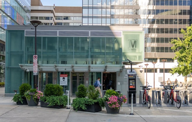 Nearby Rosslyn Metro station at 1500 Arlington, Virginia