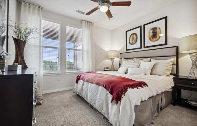 Ceiling fans in bedrooms - Enclave at Cherry Creek