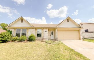 Beautiful 4 bedroom, 2 bathroom home with a 2 car garage.