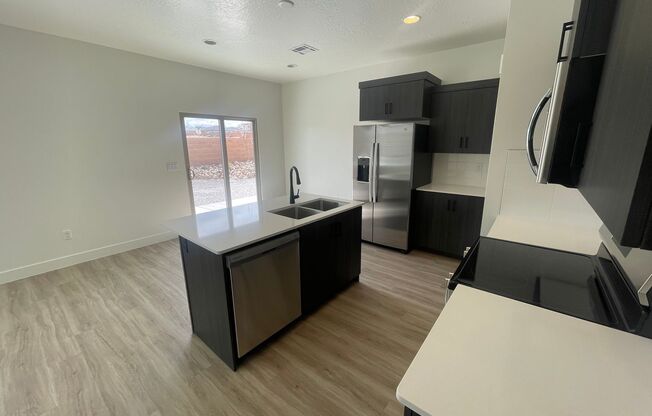 Brand new townhome!  Washer and dryer included.