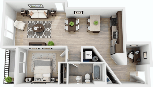 1 bed, 1 bath, 835 sqft, $2,532, Unit 428