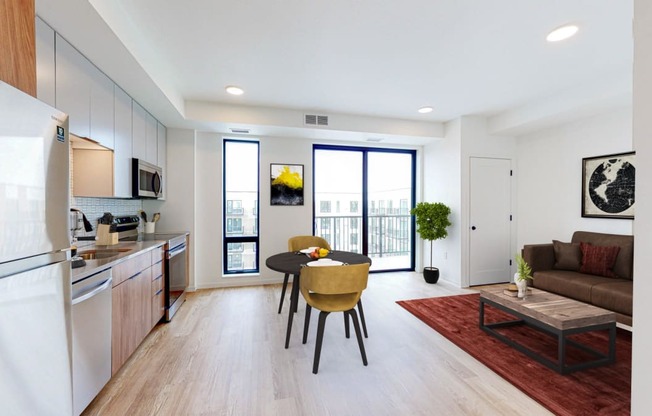 Kitchen With Dining at The Mason, Minnesota, 55114