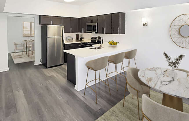 Cascades Suites Large Renovated Kitchen