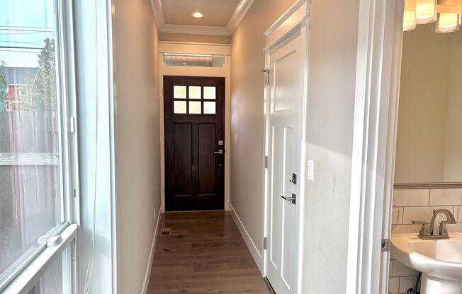 St. Johns Modern Build with Fenced Backyard, Attached Garage, Fireplace + A/C