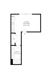 Studio, 1 bath, 291 sqft, $1,099