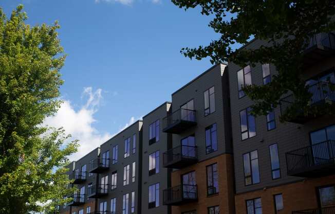 Elegant Exterior View Of Property at The Hill Apartments, Saint Paul, Minnesota