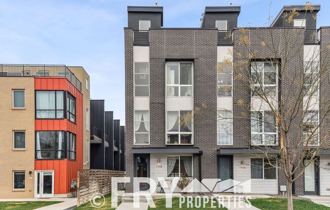 End Unit Townhome in Fantastic Location