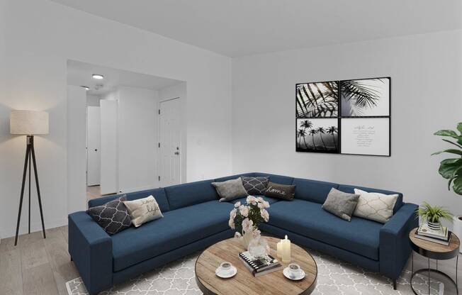 Elevate Apartments in Lynwood, Washington Model Living Room