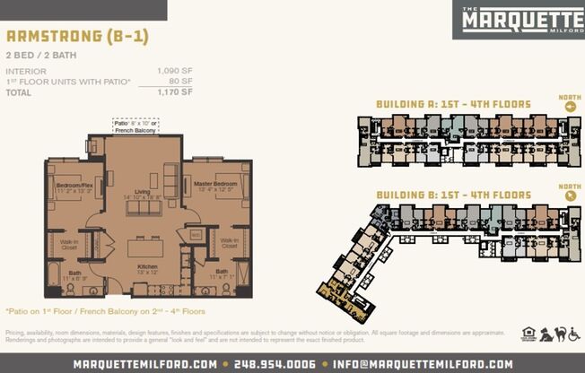 2 beds, 2 baths, 1,090 sqft, $1,995