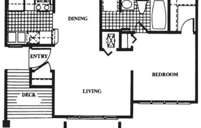 1 bed, 1 bath, 509 sqft, $963