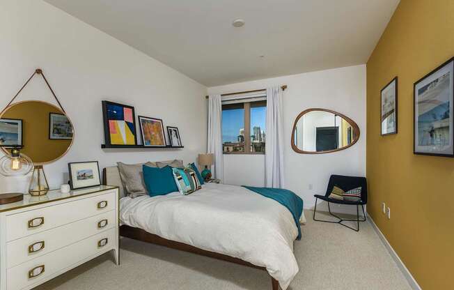 Spacious Bedrooms at F11 Luxury Apartments in San Diego, CA
